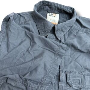 5.11 Tactical Mens Short Sleeve‎ Button Up Shirt Gray Regular Medium